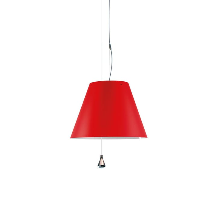 Costanza D13 s pendel - primary red - Luceplan