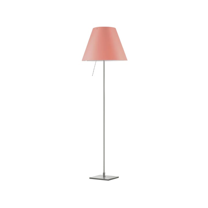 Costanza D13 t.i.f. golvlampa - edgy pink, aluminium - Luceplan