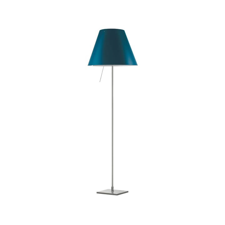 Costanza D13 t.i.f. golvlampa - petroleum blue - Luceplan