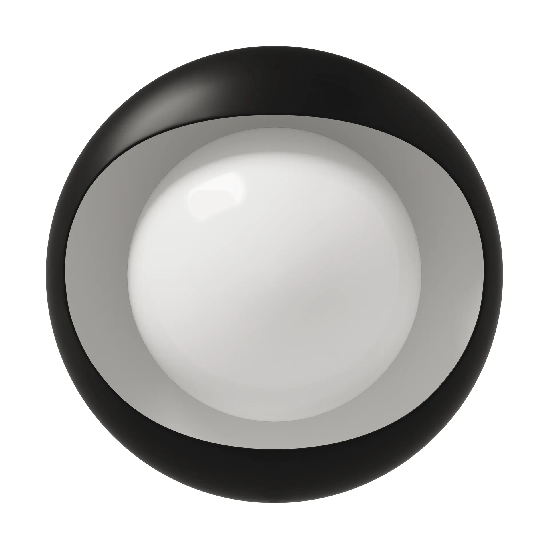 Cornea 220 vägglampa, Black LYFA