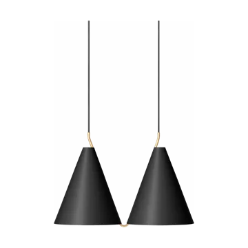 Mosaik II Side by Side 250 pendel - Black - LYFA