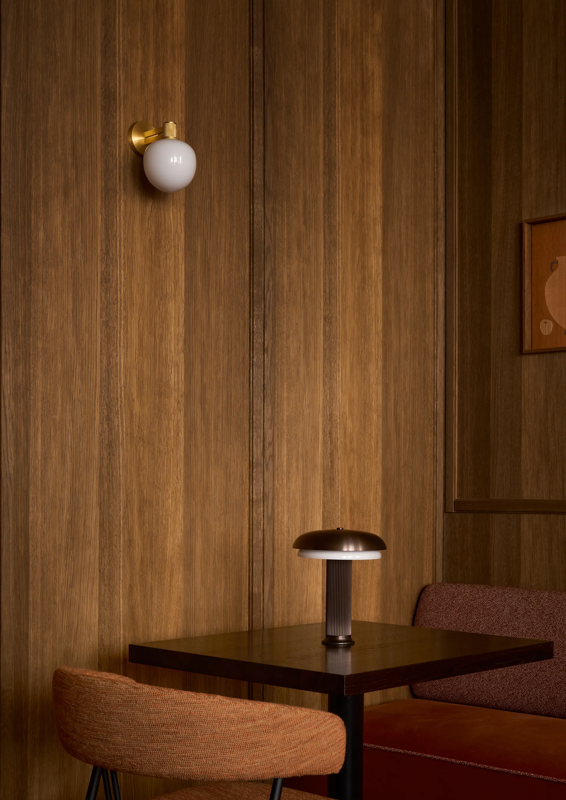 Noote bordslampa portabel, Bronze LYFA