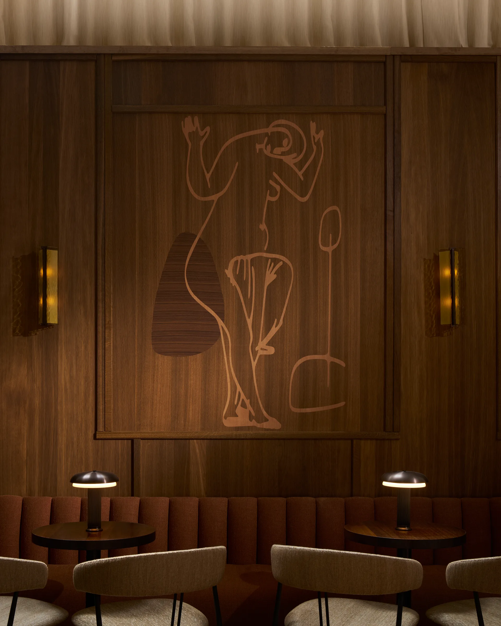 Noote bordslampa portabel, Bronze LYFA