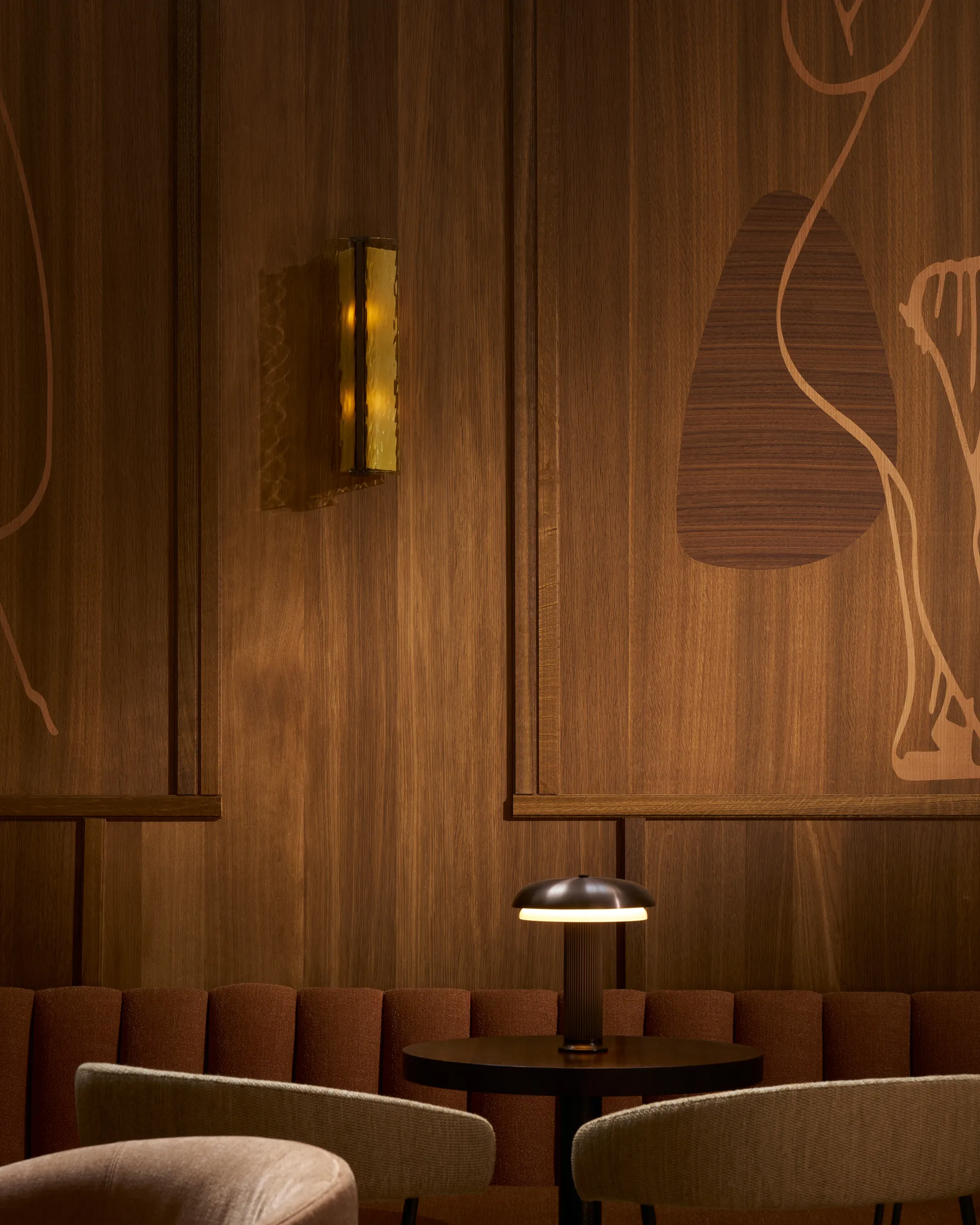 Noote bordslampa portabel, Bronze LYFA