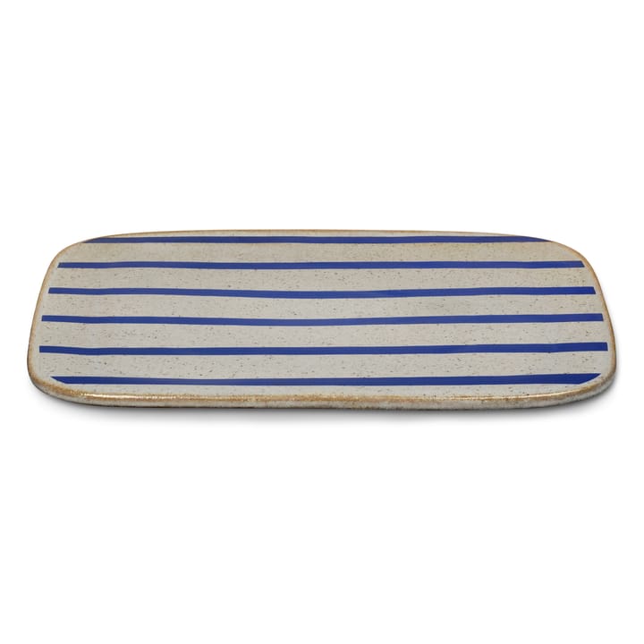 DAN-ILD remsa serveringsfat 27x27 cm - Blå - Lyngby Porcelæn