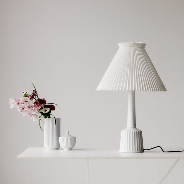 Esben klint bordslampa - vit, h.44 cm - Lyngby Porcelæn