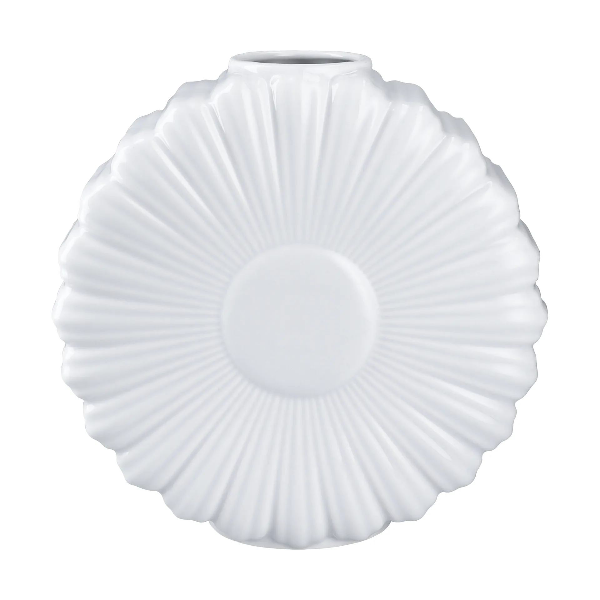 Flower vas, Prästkrage, 21 cm Lyngby Porcelæn