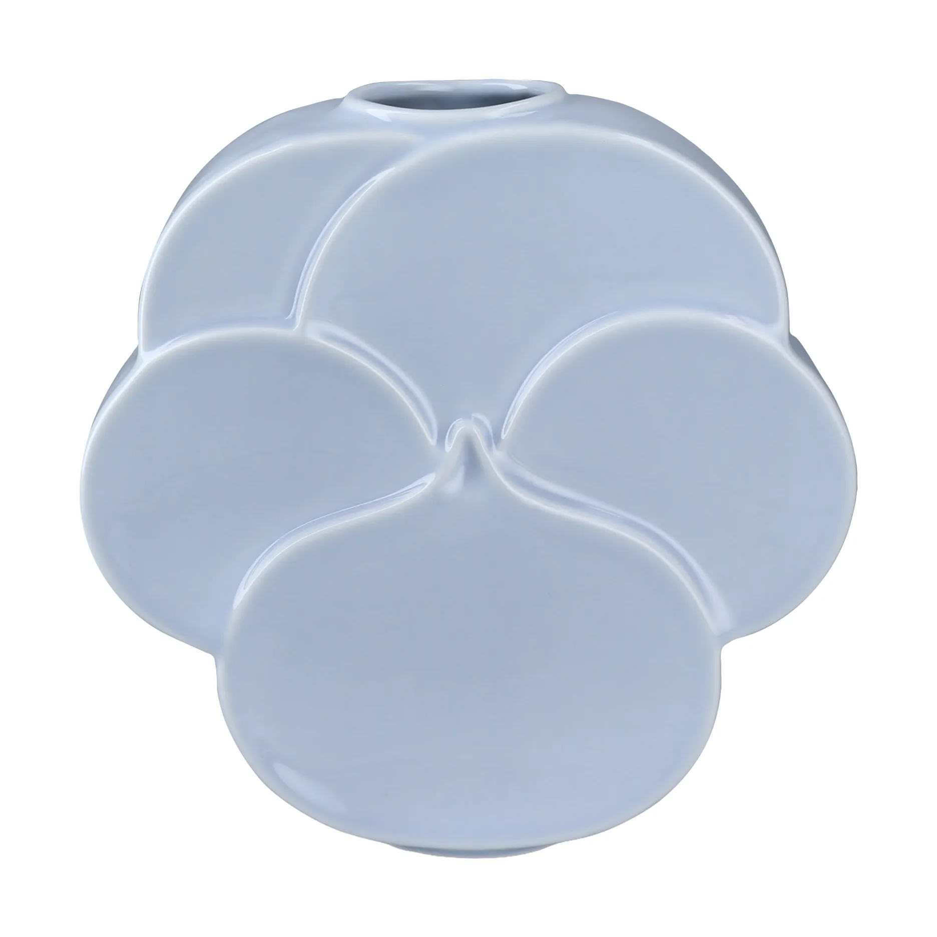 Flower vas, Styvmorsviol, 17 cm Lyngby Porcelæn