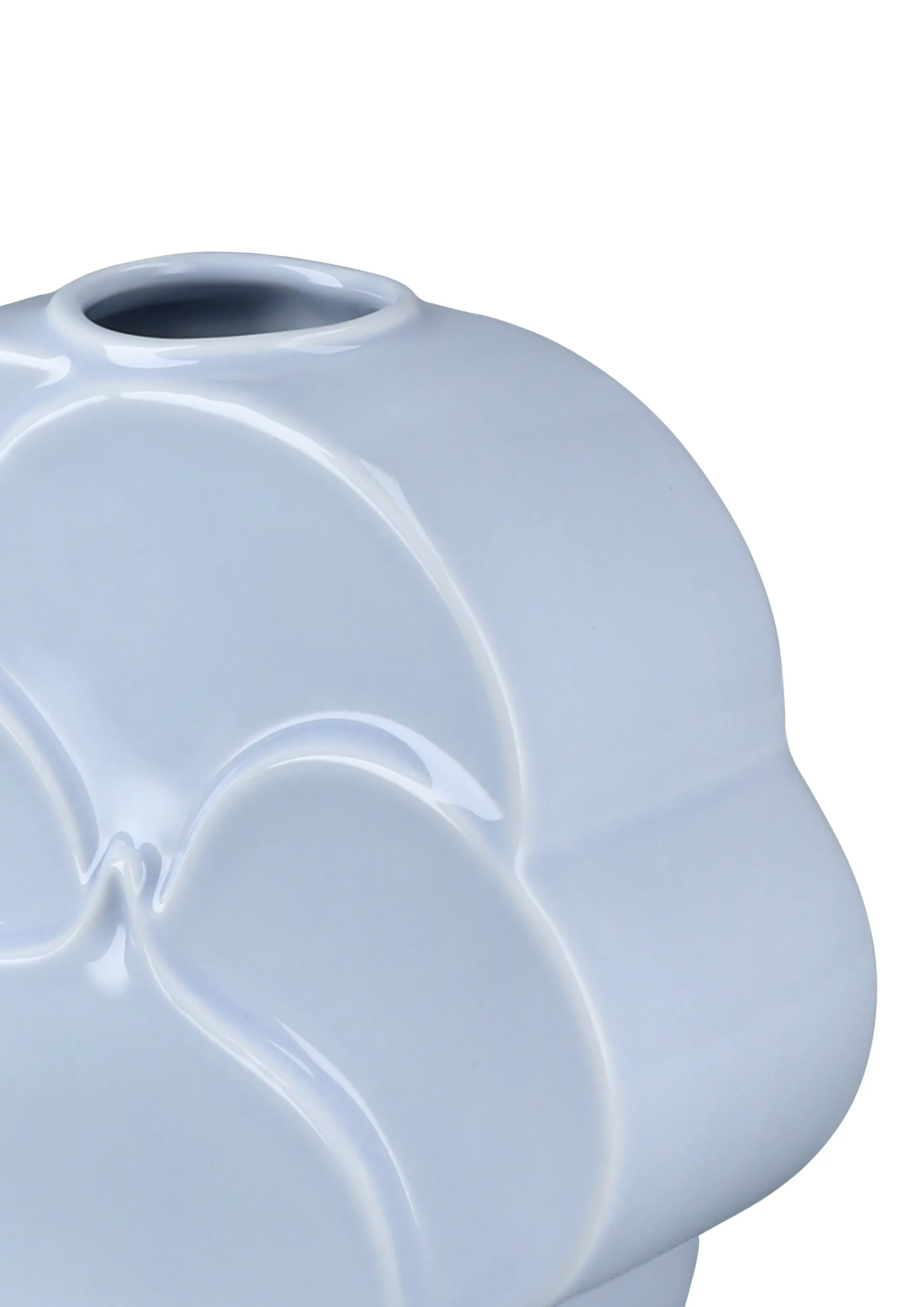 Flower vas, Styvmorsviol, 17 cm Lyngby Porcelæn