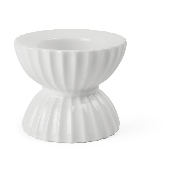 Lyngby Tura värmeljusstake Ø8 cm - Vit - Lyngby Porcelæn