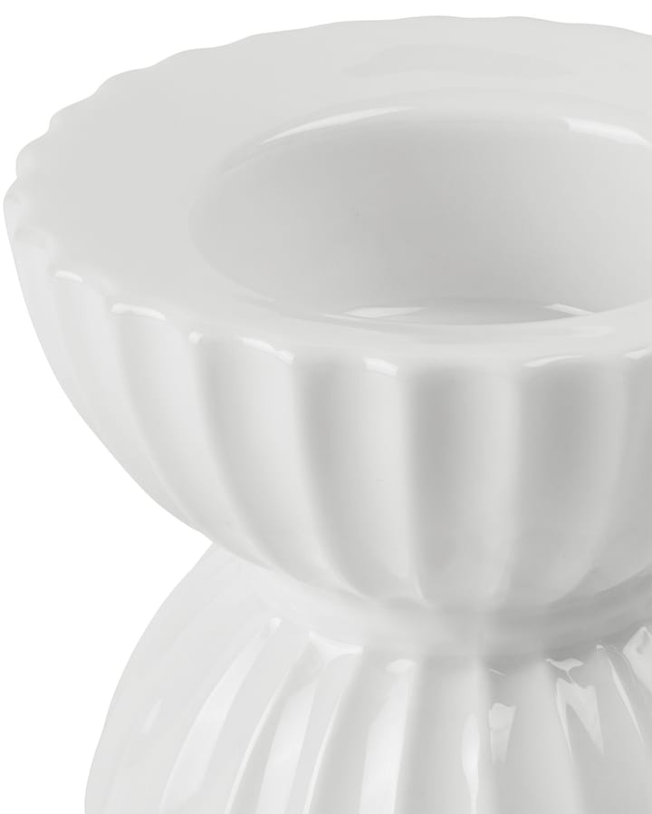 Lyngby Tura värmeljusstake Ø8 cm, Vit Lyngby Porcelæn
