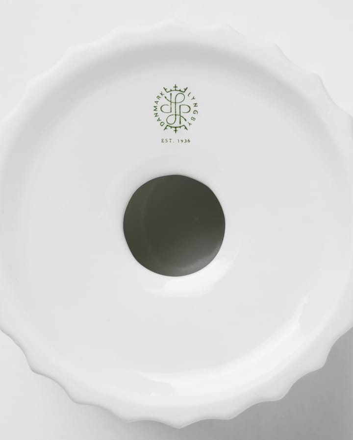 Lyngby Tura värmeljusstake Ø8 cm, Vit Lyngby Porcelæn