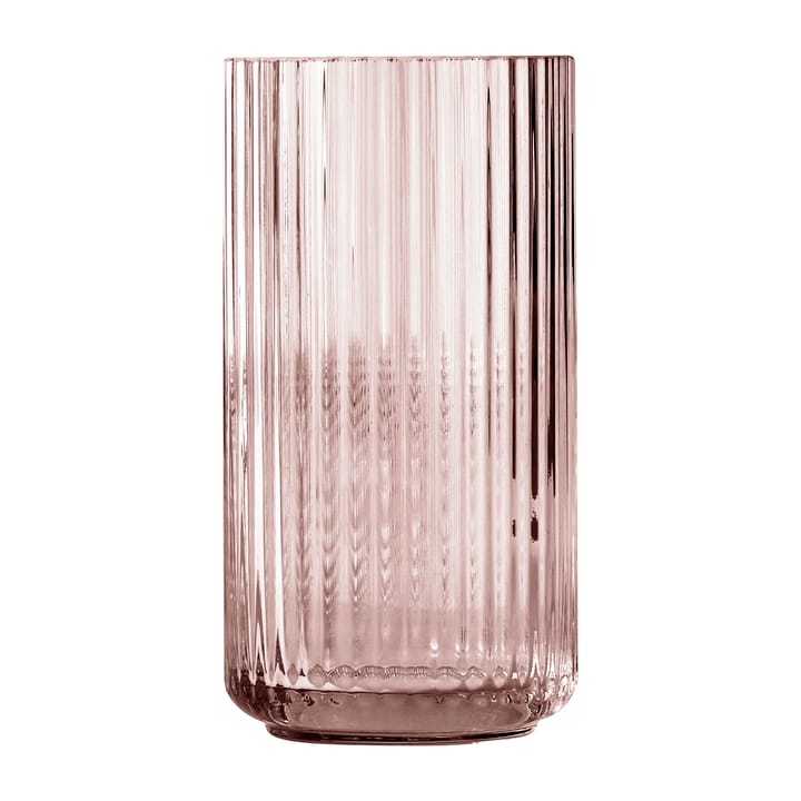 Lyngby vas glas burgundy - 20 cm - Lyngby Porcelæn