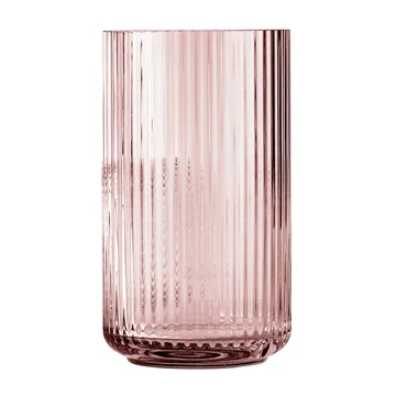 Lyngby vas glas burgundy - 38 cm - Lyngby Porcelæn