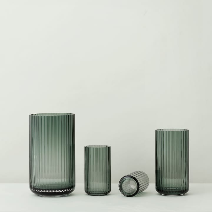 Lyngby vas glas grön, 20 cm Lyngby Porcelæn