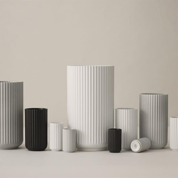Lyngby vas svart matt, 12 cm Lyngby Porcelæn