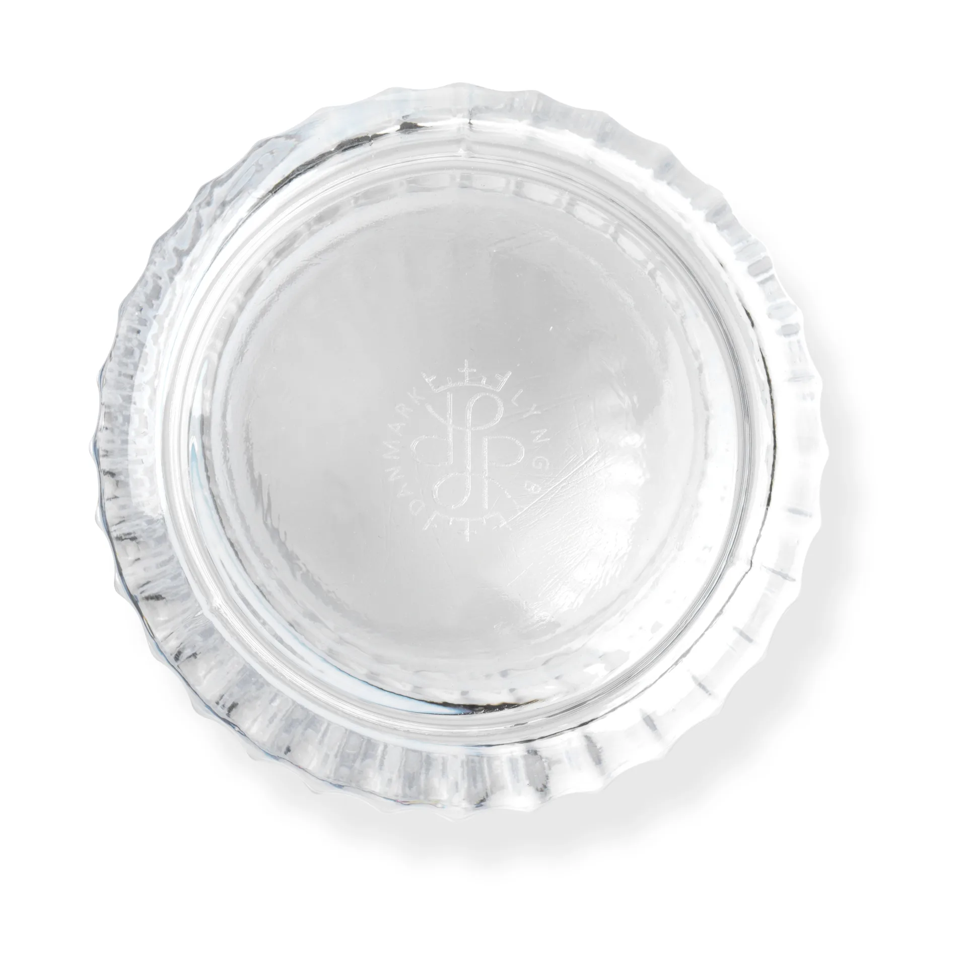 Lyngby Vas, White swirl, 15,5 cm Lyngby Porcelæn