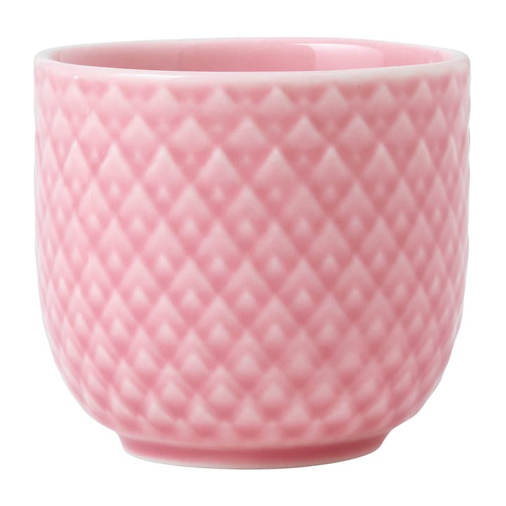 Rhombe äggkopp Ø5 cm - Rosa - Lyngby Porcelæn