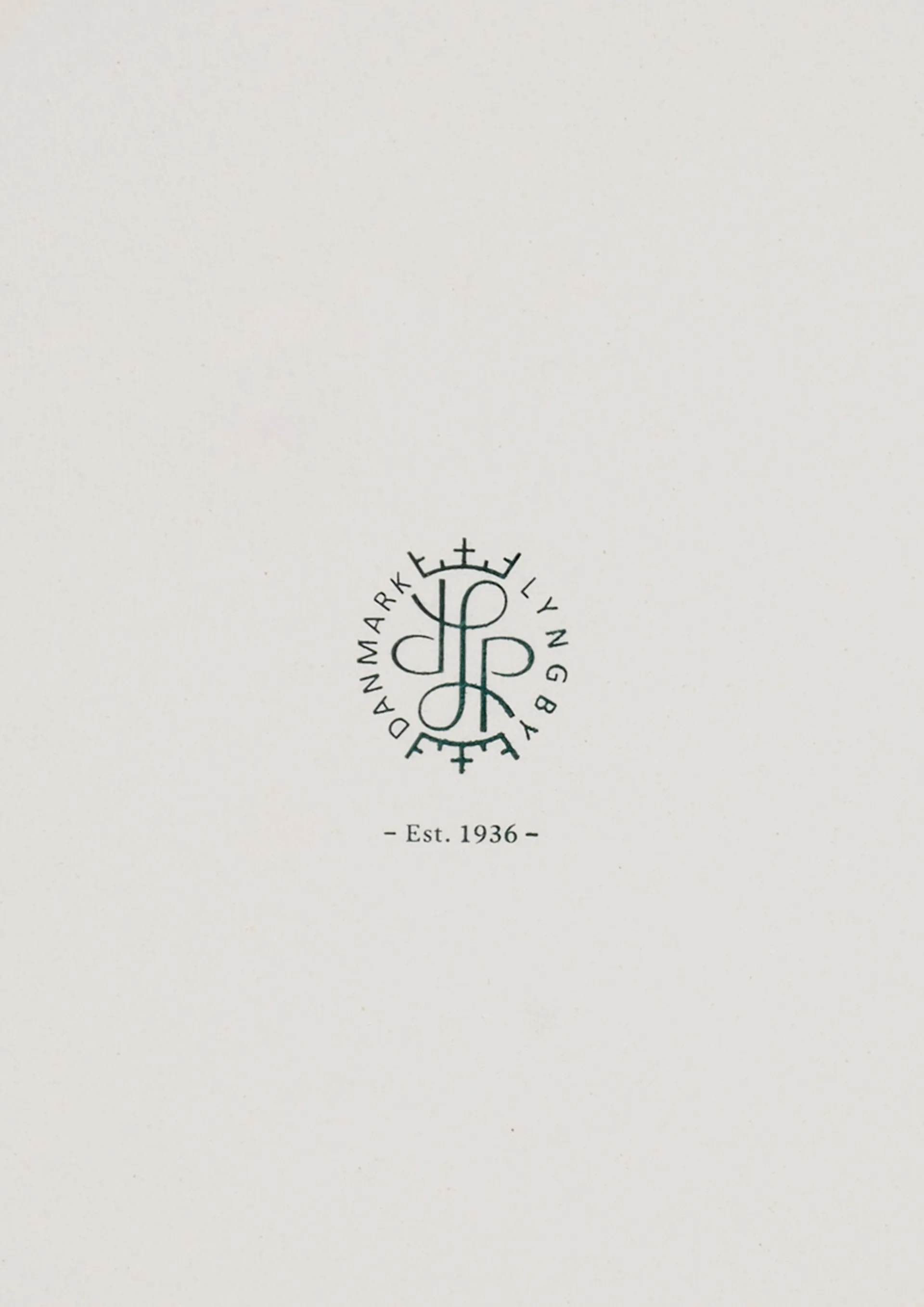 Rhombe ljusstake 3 cm, Blå Lyngby Porcelæn