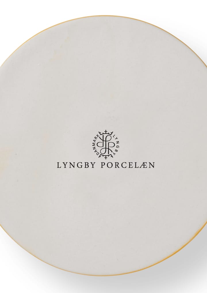 Rhombe ljusstake 3 cm - Gul - Lyngby Porcelæn