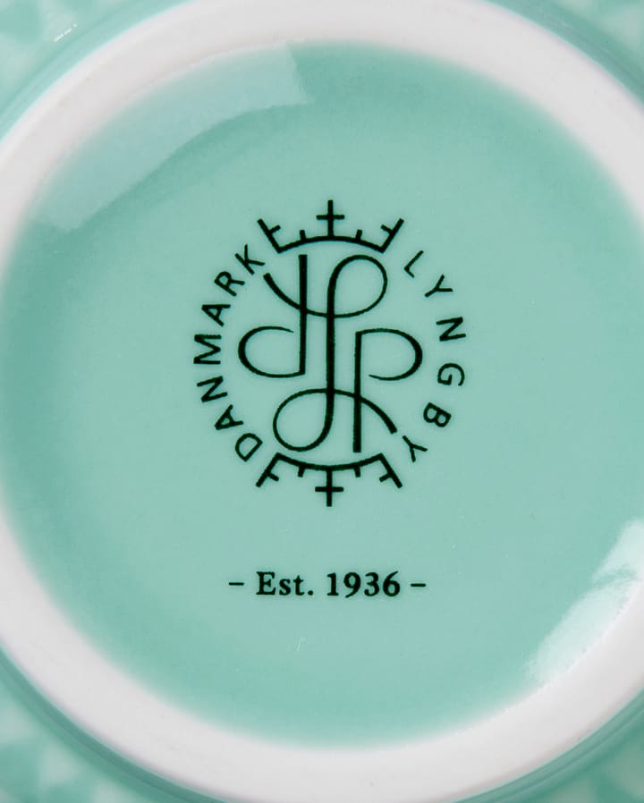 Rhombe vas 15 cm - Aqua - Lyngby Porcelæn