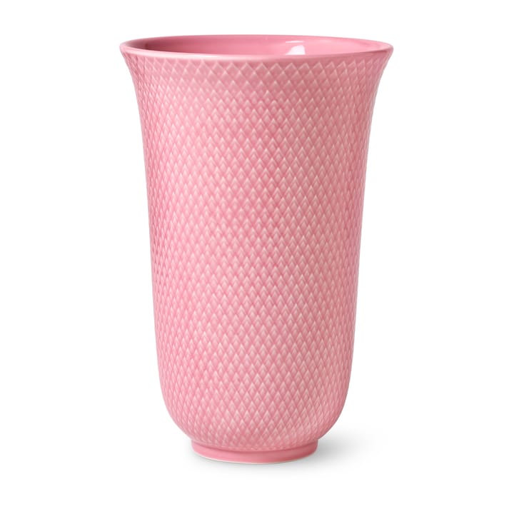 Rhombe vas 20 cm - Rosa - Lyngby Porcelæn