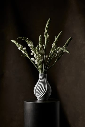 Twist vas 18 cm - Vit - Lyngby Porcelæn