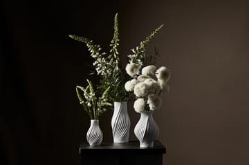 Twist vas 18 cm - Vit - Lyngby Porcelæn