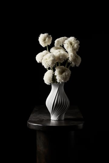 Twist vas 25 cm - Vit - Lyngby Porcelæn