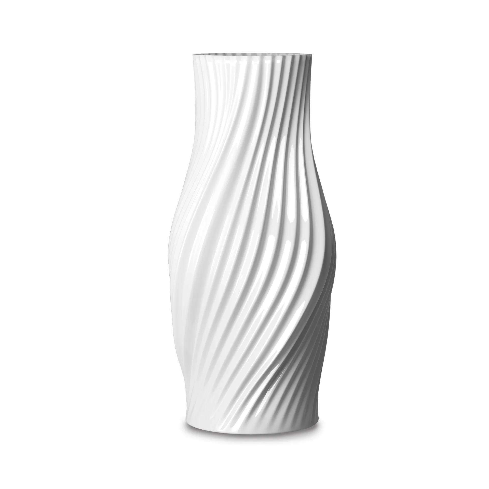 Twist vas 31 cm, Vit Lyngby Porcelæn