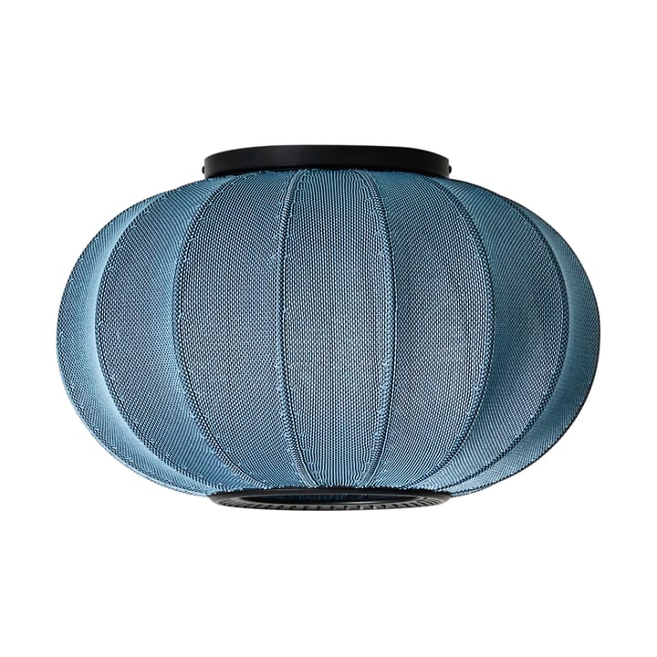 Knit-Wit 45 Oval vägg- och taklampa - Blue stone - Made By Hand