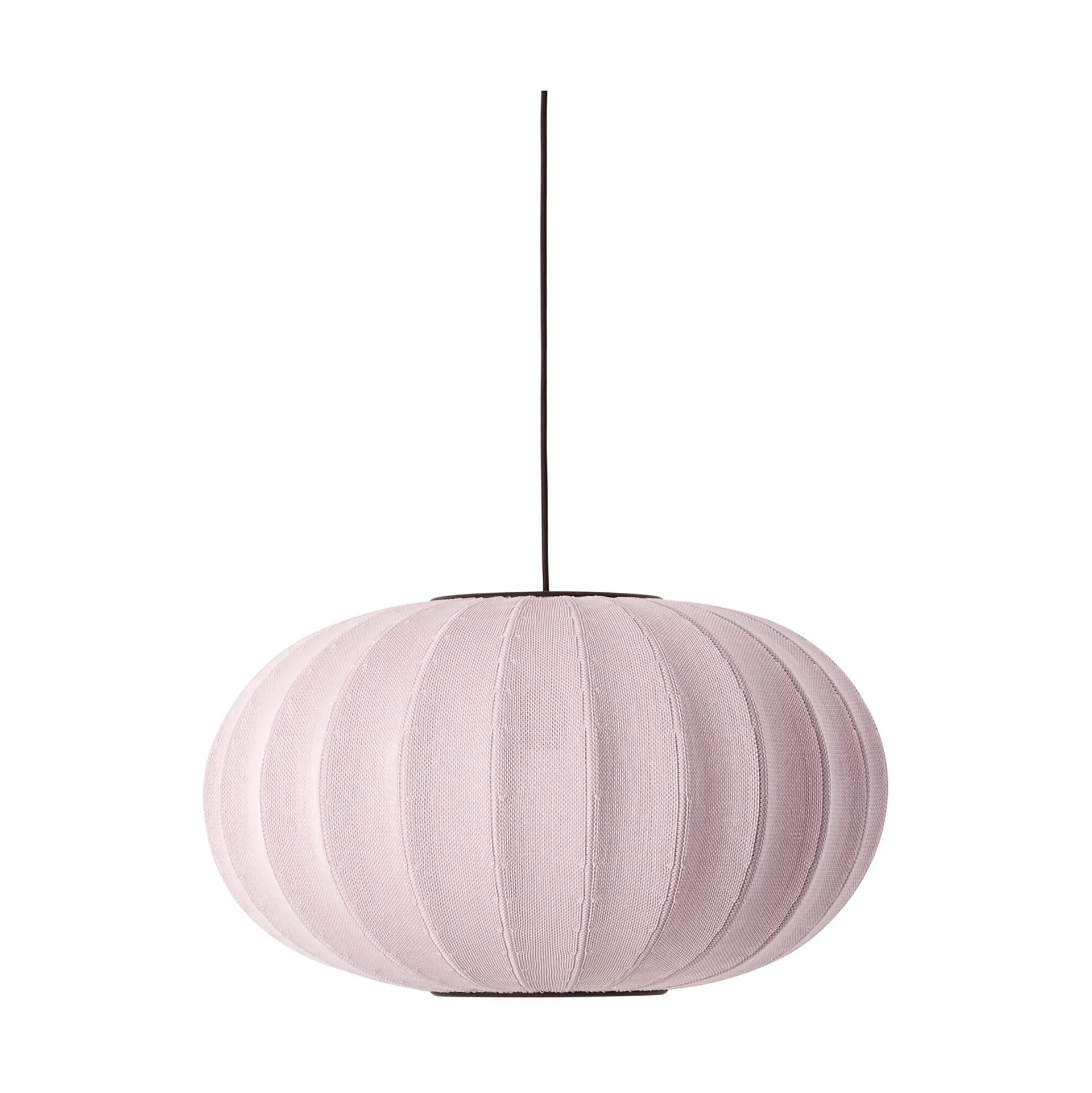 Knit-Wit 57 Oval pendel, Light pink Made By Hand