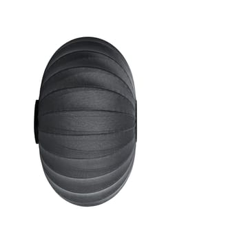 Knit-Wit 76 Oval vägg- och taklampa - Black - Made By Hand