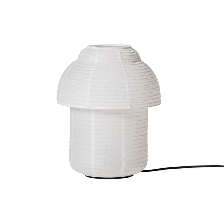 Papier Double bordslampa Ø30 cm - White - Made By Hand