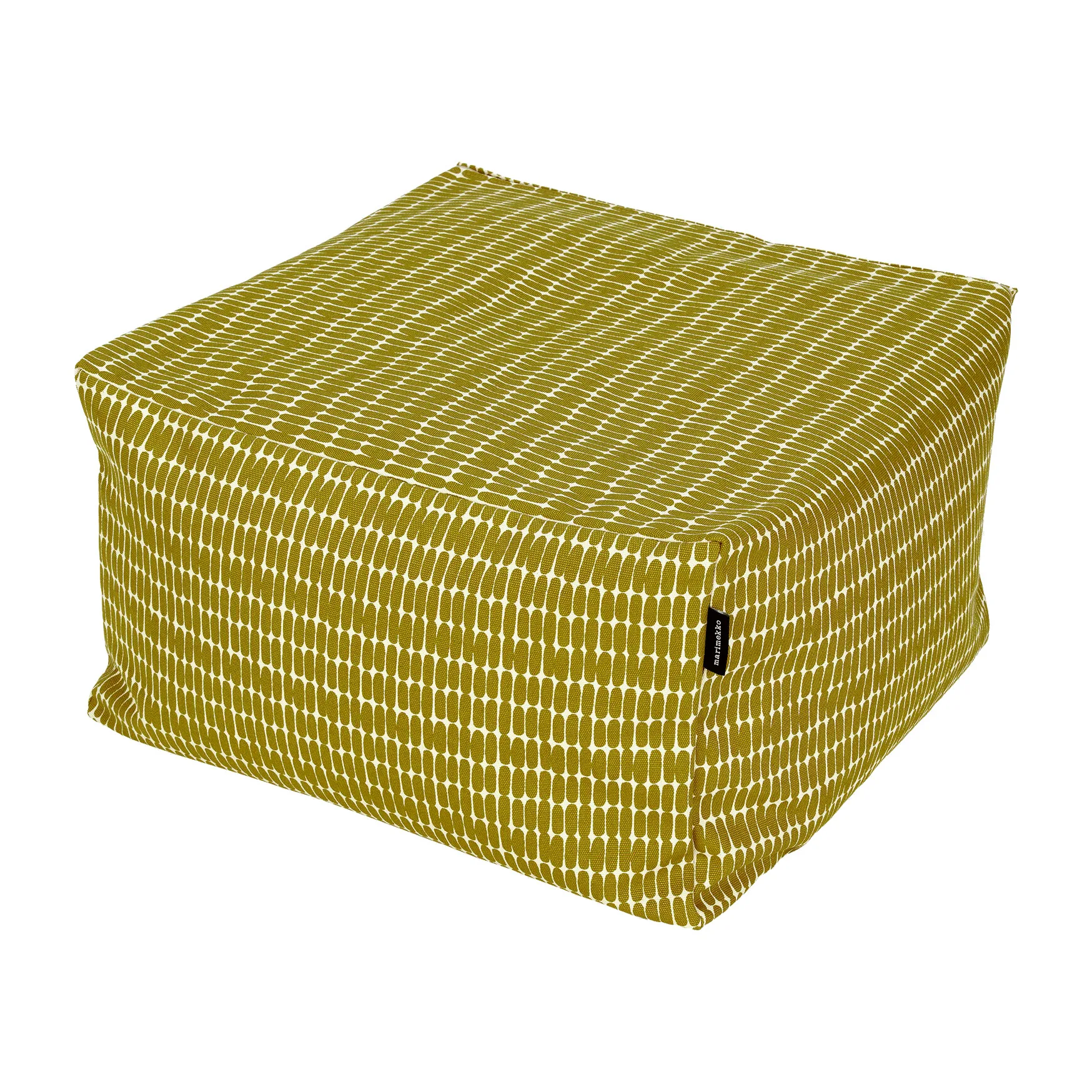 Alku puff, Linen-olive Marimekko
