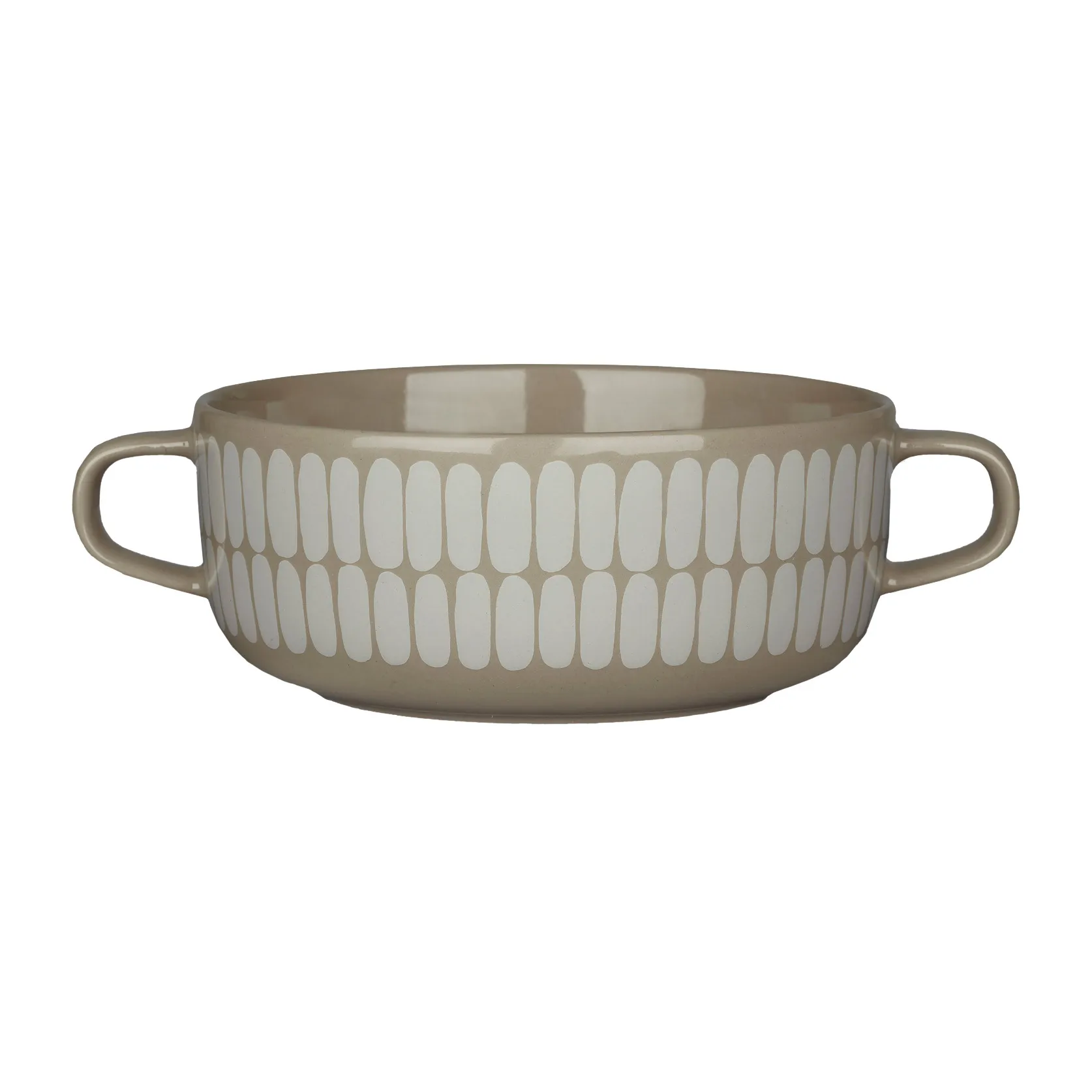 Alku skål med handtag 50 cl, terra-white Marimekko