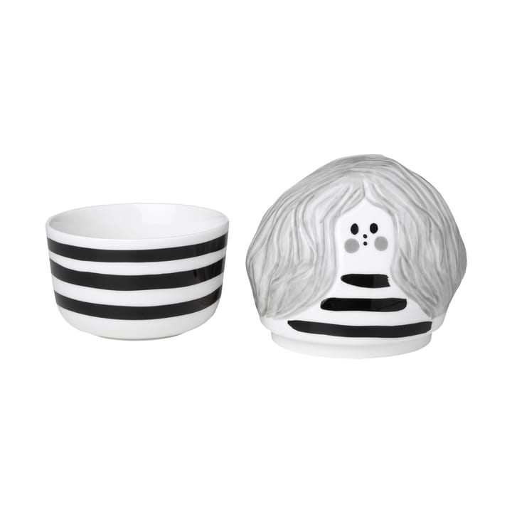 Annikki collectible ask - Svart-vit - Marimekko
