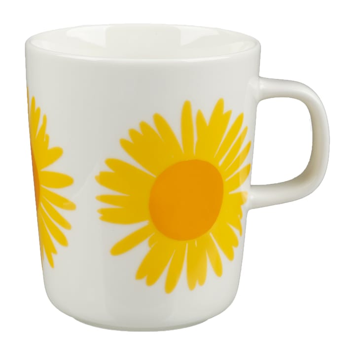Auringonkukka mugg 25 cl - Gul-vit - Marimekko