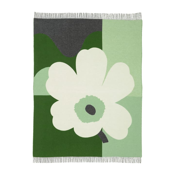 Co-Created pläd 130x170 cm - Grön-vit - Marimekko