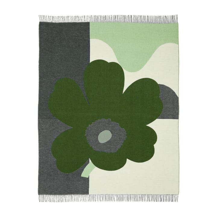 Co-Created pläd 130x170 cm - Grön-vit - Marimekko