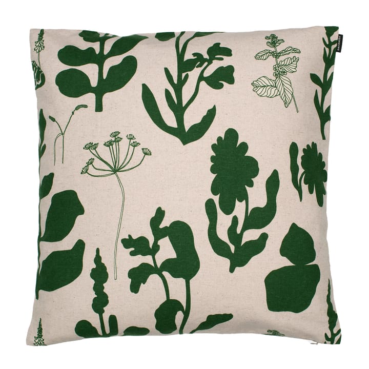 Elokuun Varjot kuddfodral 50x50 cm, Grön-beige Marimekko