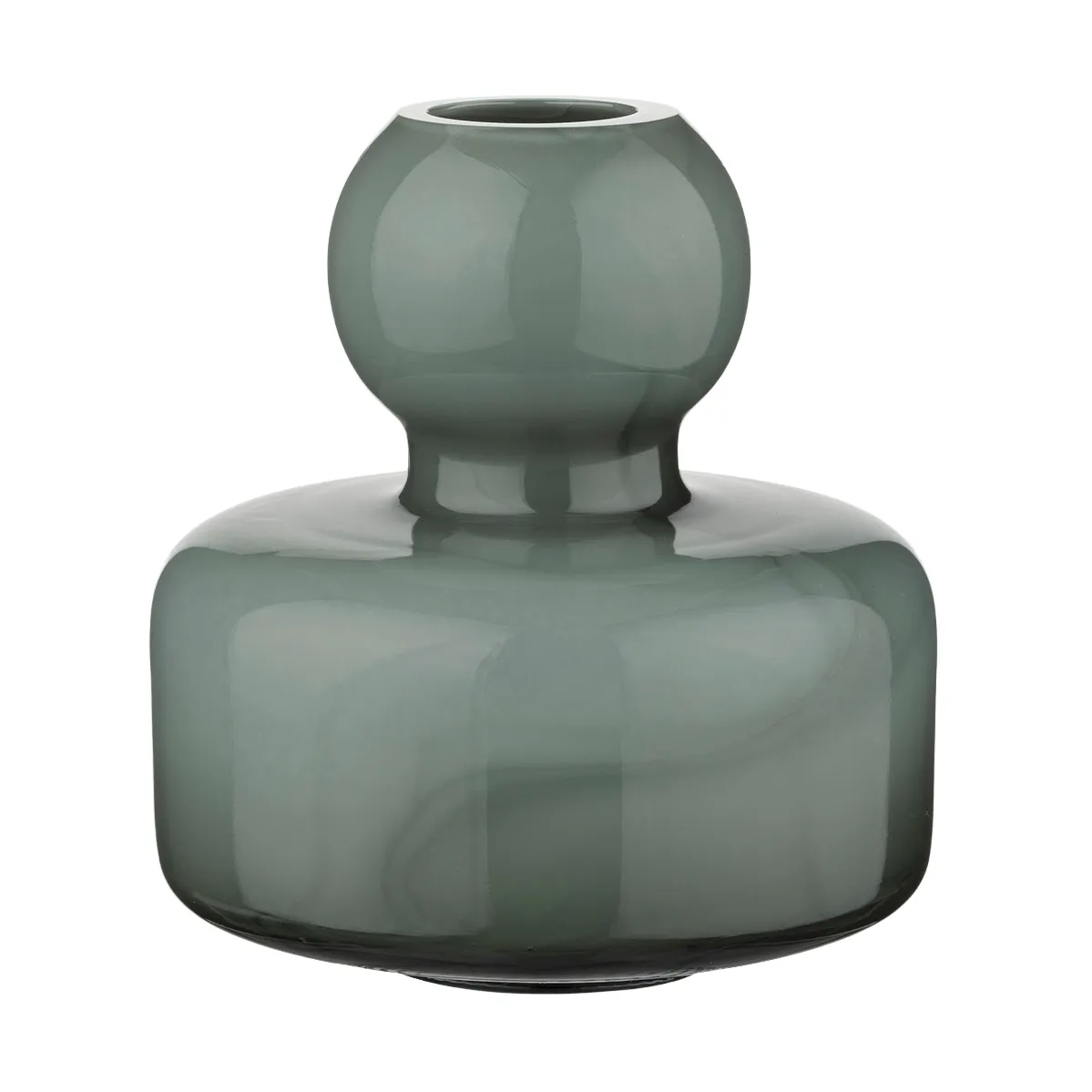 Flower vas Ø10 cm, Charcoal Marimekko