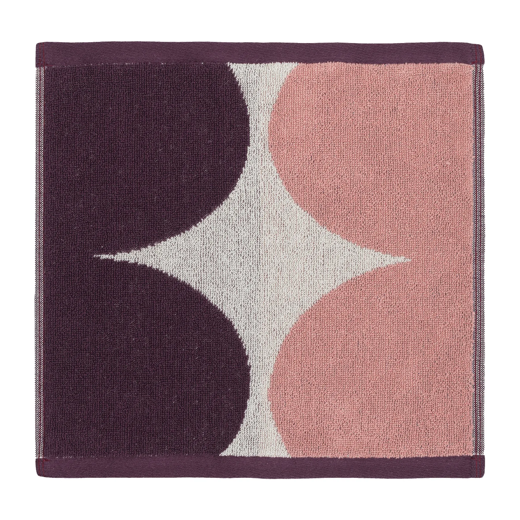 Härkä handduk mini 30x30 cm, vit-rosa-röd Marimekko
