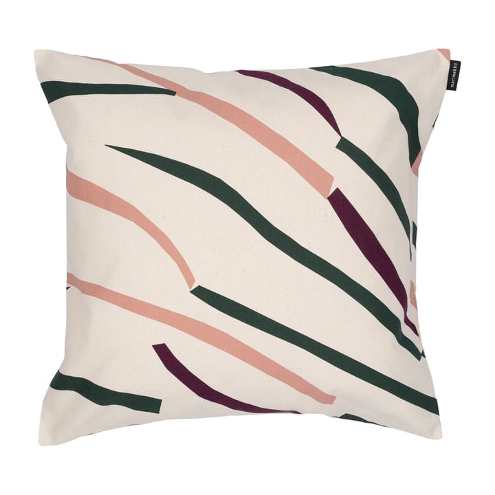 Heinikko kuddfodral 40x40 cm - Linen-red-dark- green - Marimekko