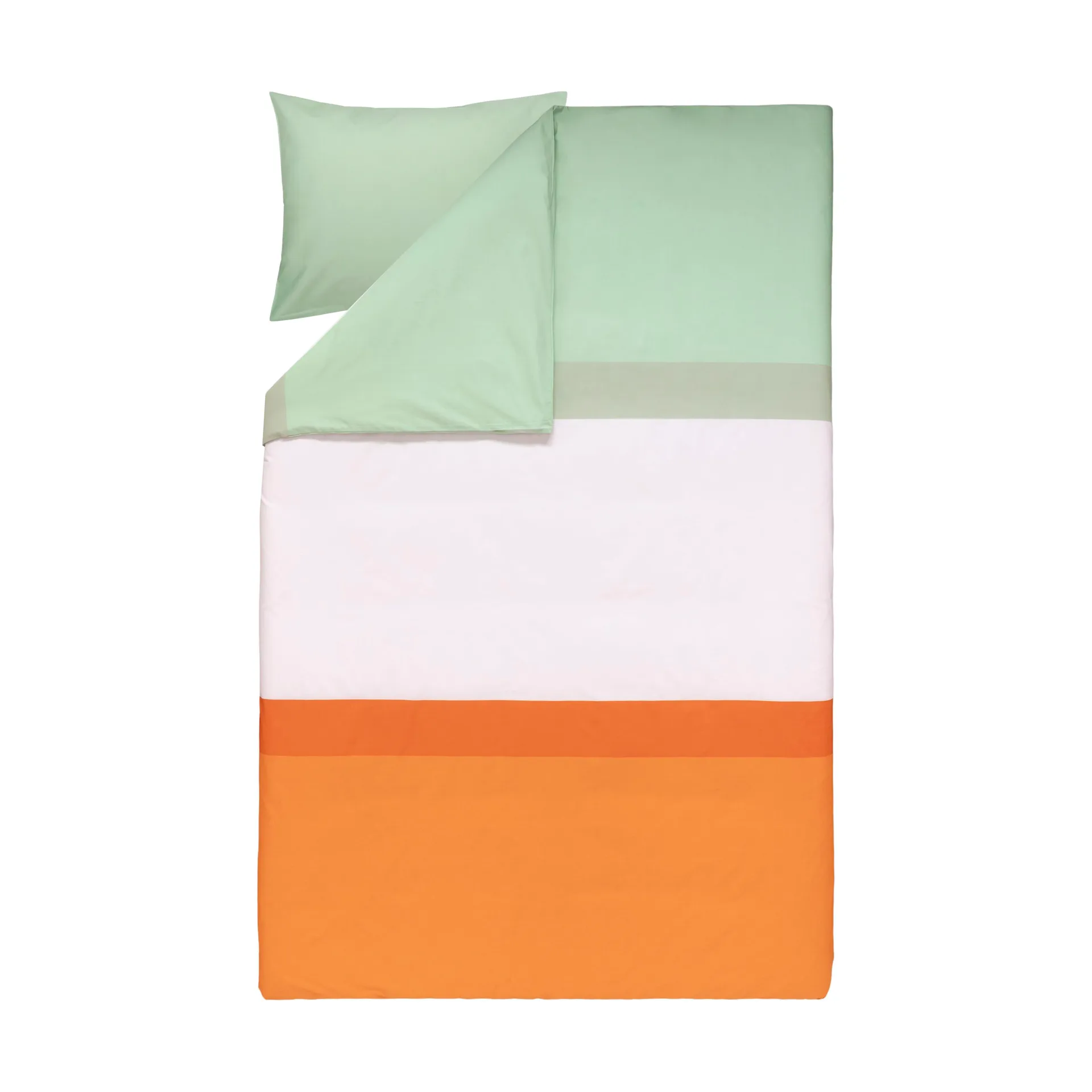 Hennika bäddset 150x210 cm+50x60 cm, Orange-light pink-sage Marimekko