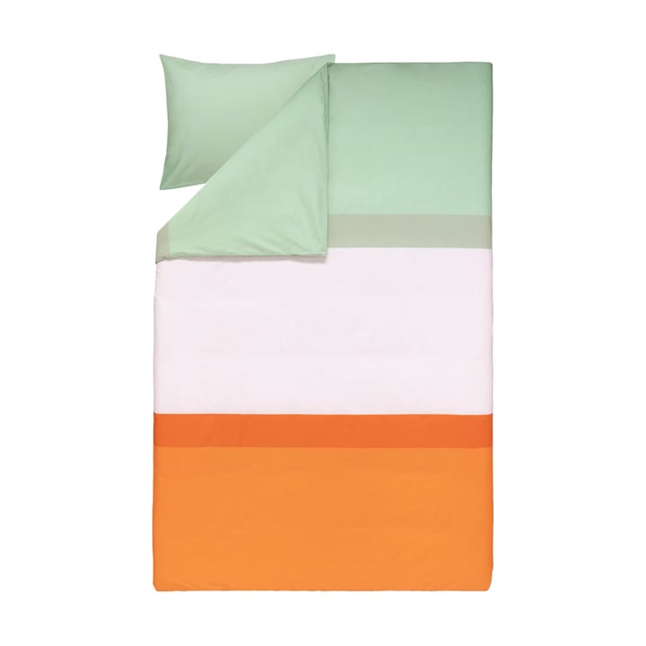 Hennika bäddset 150x210 cm+50x60 cm - Orange-light pink-sage - Marimekko