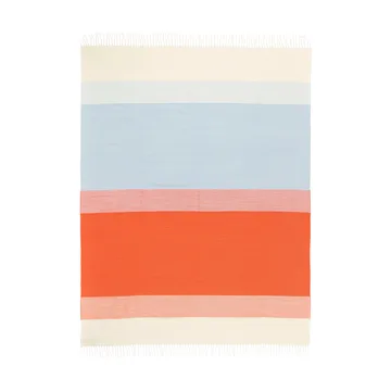 Hennika filt 120x180 cm - Orange-white-Light blue - Marimekko