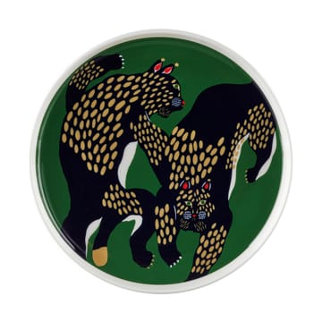 Ilves tallrik Ø20 cm - White-green-dark blue - Marimekko