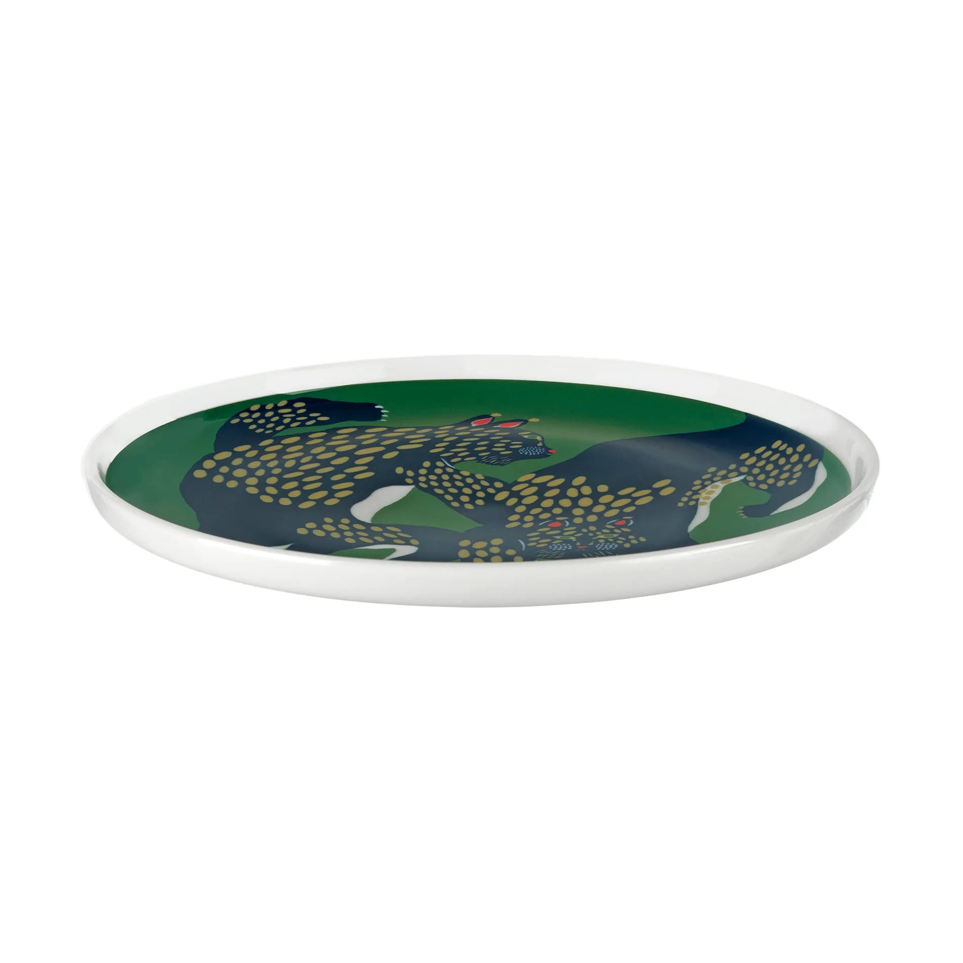 Ilves tallrik Ø20 cm, White-green-dark blue Marimekko