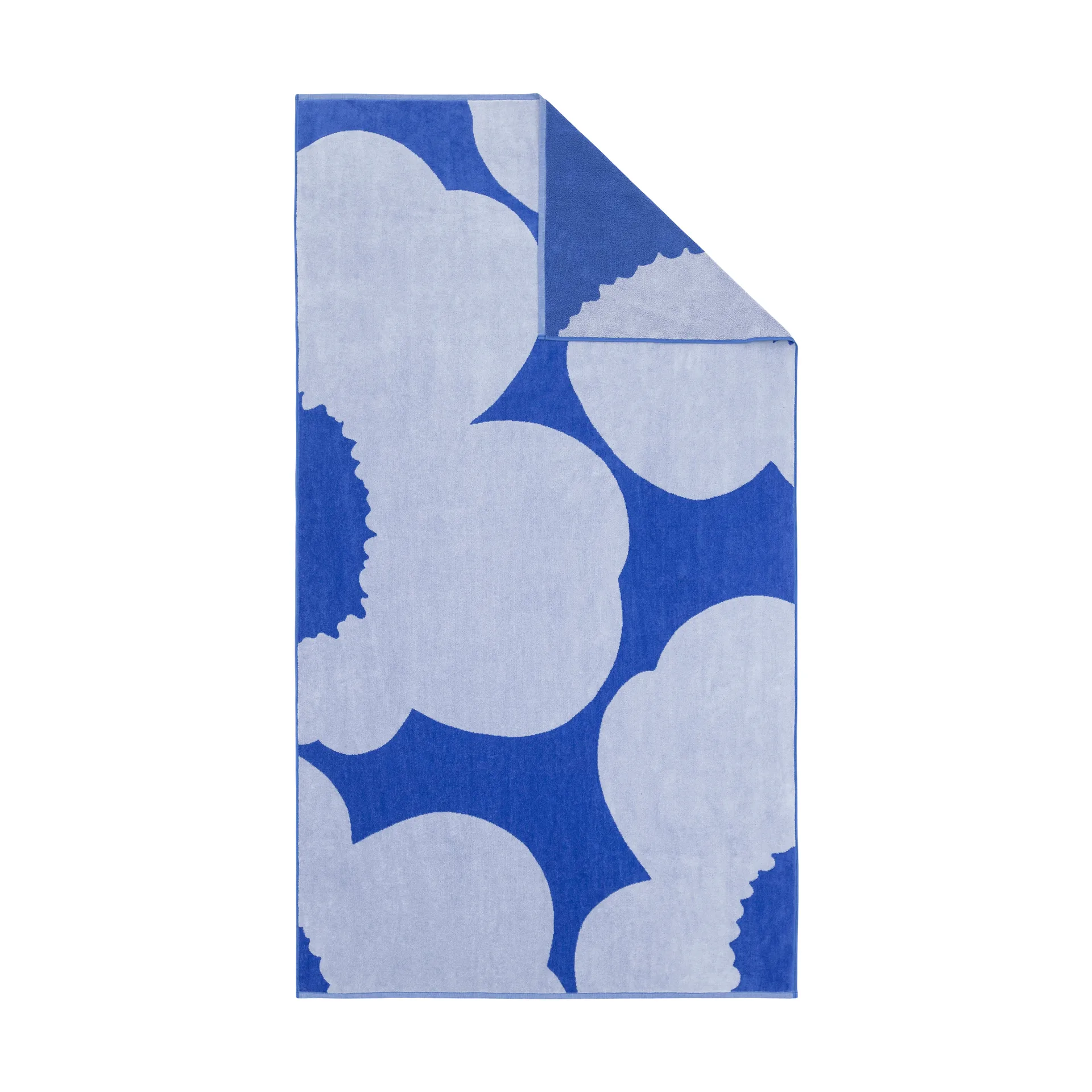 Iso Unikko badhandduk, Blue-blue lilac, 100x180 cm Marimekko